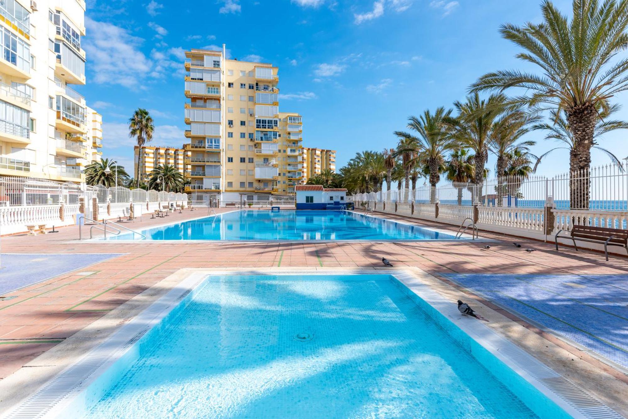 50 Mts Beach With Sea Views Pool Algarrobo Costa Exteriér fotografie